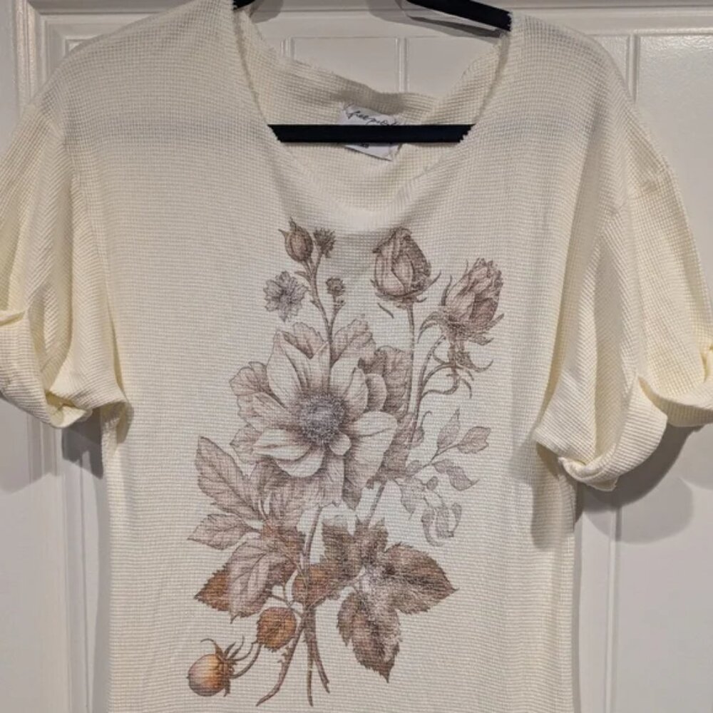 NWOT Free People X Vintage Souls Maxi Tee Black-XS - Picture 2 of 2